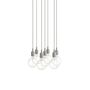 Muuto Cluster Pendelleuchten E27 von Muuto Light Grey, 7 Lampen