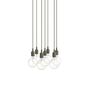 Muuto Cluster Pendelleuchten E27 von Muuto Olive, 7 Lampen