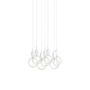 Muuto Cluster Pendelleuchten E27 von Muuto White, 7 Lampen