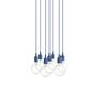 Muuto Cluster Pendelleuchten E27 von Muuto Pale Blue, 7 Lampen