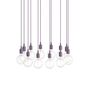 Muuto Cluster Pendelleuchten E27 von Muuto Dusty Lilac, 12 Lampen