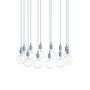 Muuto Cluster Pendelleuchten E27 von Muuto Light Blue, 12 Lampen
