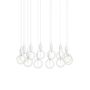 Muuto Cluster Pendelleuchten E27 von Muuto White, 12 Lampen