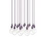 Muuto Cluster Pendelleuchten E27 von Muuto Dusty Lilac, 18 Lampen