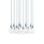 Muuto Cluster Pendelleuchten E27 von Muuto Light Blue, 18 Lampen