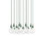 Muuto Cluster Pendelleuchten E27 von Muuto Light Green, 18 Lampen