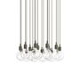 Muuto Cluster Pendelleuchten E27 von Muuto Olive, 18 Lampen