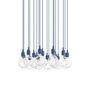 Muuto Cluster Pendelleuchten E27 von Muuto Pale Blue, 18 Lampen