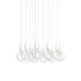 Muuto Cluster Pendelleuchten E27 von Muuto White, 18 Lampen