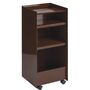 Muuto Rollcontainer Folded von Muuto Dark Red, Offen hoch