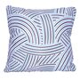 Fermob Outdoor Kissen Croisieee Cordage 44 X 44 cm von Fermob Maya Blau E1