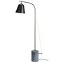 Norr11 Line One Aluminium schwarz - Messing oxidiert -  Marmor grau
