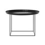 Norr11 Duke Table Lacquered Obsidian Black, Ø: 70 cm