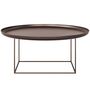 Norr11 Duke Table Bronze, Ø: 90 cm