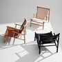 Lounge-Sessel Samurai mit Leder von Norr11