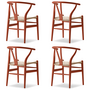 Carl Hansen & Søn Stuhl CH24 'Wishbone'  Buche Soft Terracotta