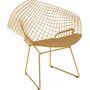 Knoll International Bertoia Diamond Chair von Knoll International Gold, Classic Boucle - Yam