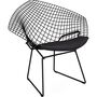 Knoll International Bertoia Diamond Chair von Knoll International Schwarz, Hourglass - Caviar