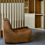 Ethnicraft N701 Modulsofa 1 Sitzer 1-Sitzer / B: 91 cm, Chestnut