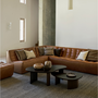 Ethnicraft N701 Modulsofa 3-Sitzer 3-Sitzer / B: 210 cm, Old Saddle - Anilinleder