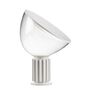 Flos Taccia Tischleuchte Matt Weiss, Ø: 14.2 cm, Glas