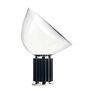 Flos Taccia Tischleuchte Schwarz, Ø: 14.2 cm, Glas